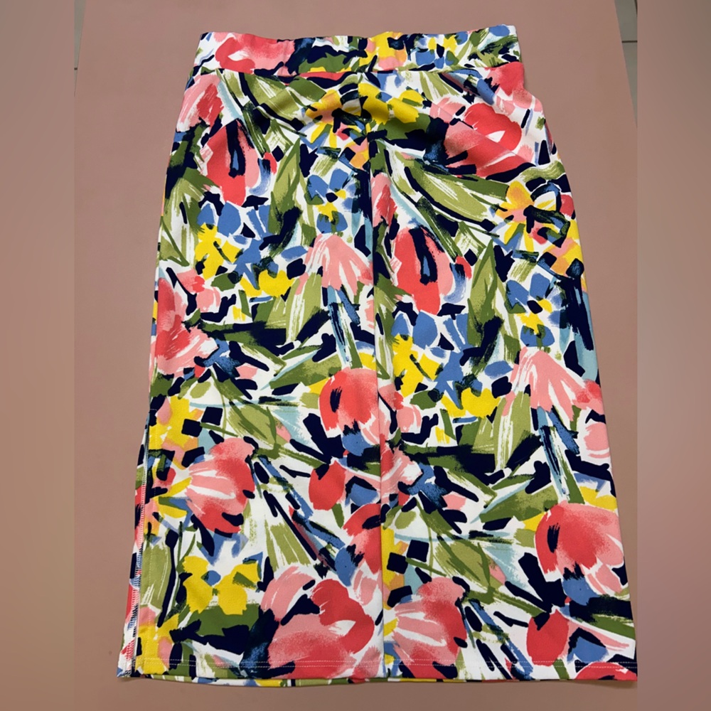 (L) MixMatchy Floral Midi Skirt